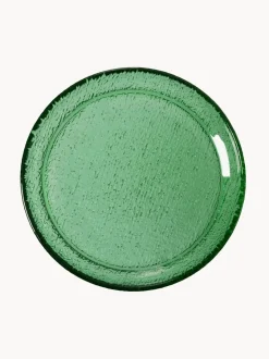 Platos postre de vidrio The Emeralds, 2 uds.
