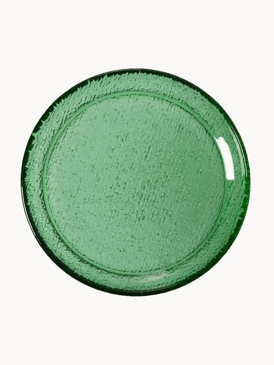 Platos postre de vidrio The Emeralds, 2 uds.