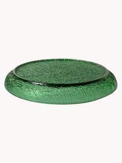 Platos postre de vidrio The Emeralds, 2 uds.
