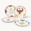 Platos postre Mystic, 4 uds.