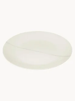 Platos postres de porcelana con esmalte reactivo Zuma, 2 uds.