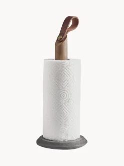 Portarrollos de cocina de madera de roble Grab