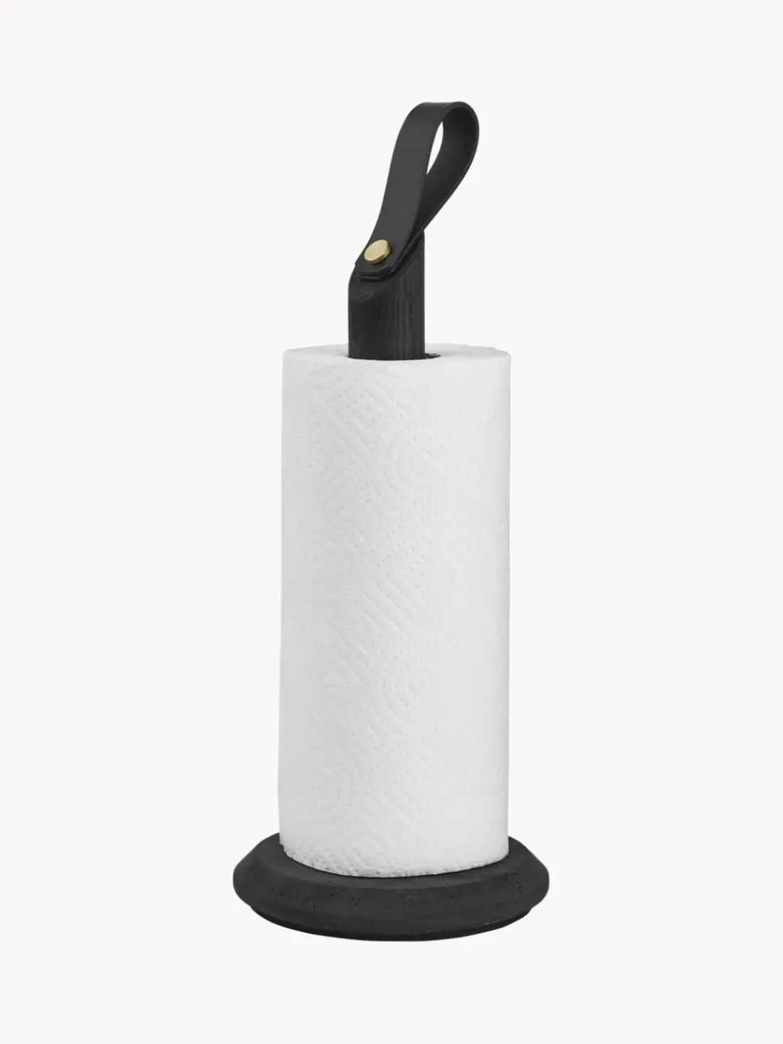 Portarrollos de cocina de madera de roble Grab