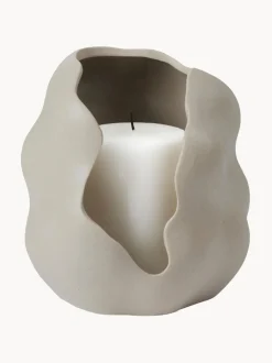 Portavelas artesanal Hekla, 16 cm