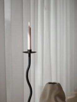 Portavelas de suelo Curved, 86 cm