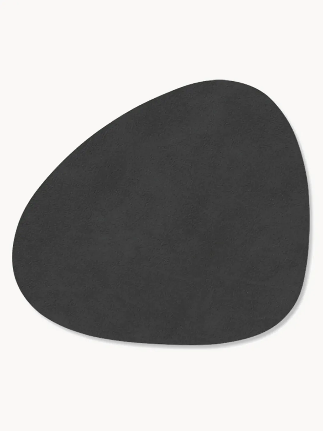 Posavasos asimétricos de cuero Curve, 4 uds.