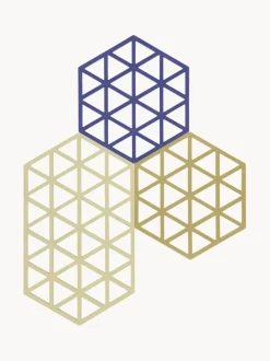 Posavasos de silicona Triangles, 3 uds.