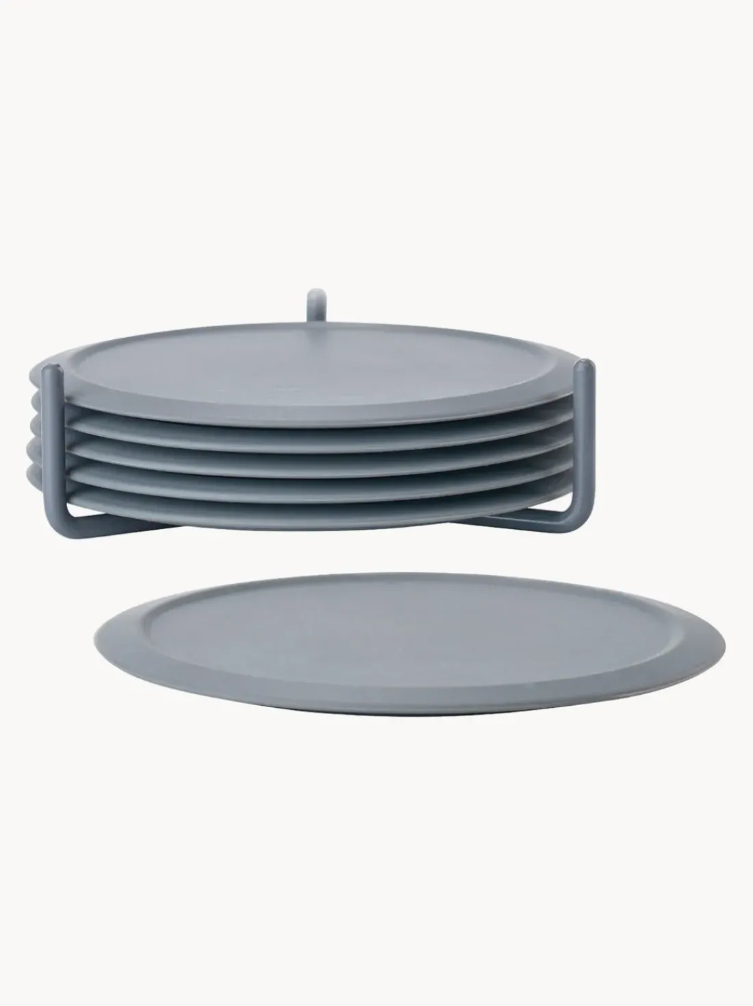 Posavasos de vidrio Singles, 6 uds.