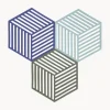 Posavasos Hexagon, 3 uds.