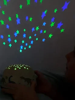 Proyector de cielos estrellados Dinosaurs, con temporizador