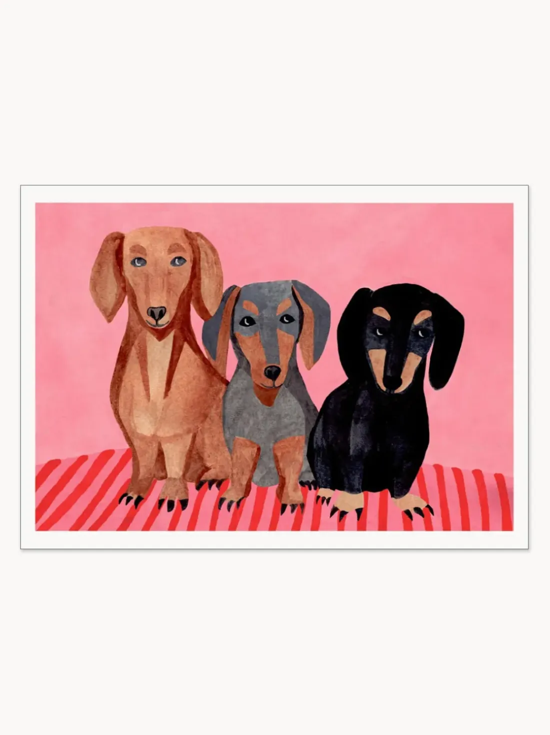 Póster Dachshunds