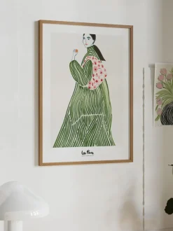 Póster Green Coat