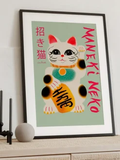 Póster Maneki Neko
