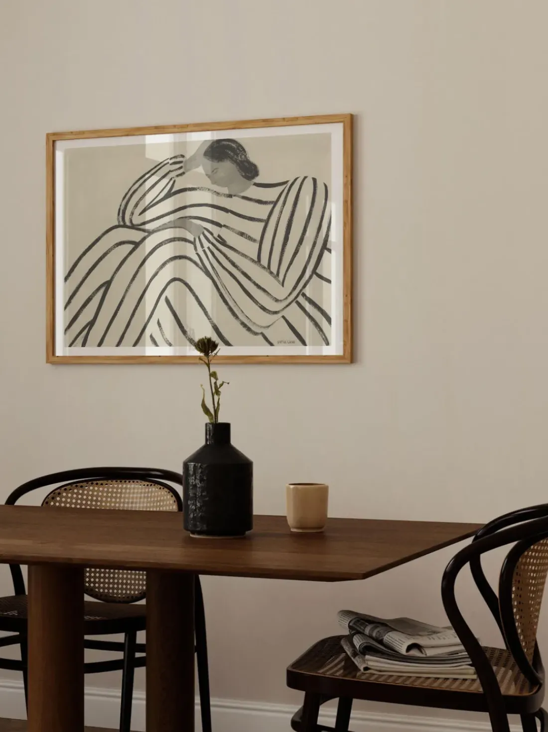 Póster Waiting by Sofia Lind x The Poster Club