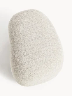 Puf reposapiés de borreguillo bouclé Alba