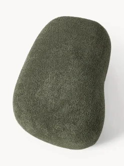 Puf reposapiés de borreguillo bouclé Alba