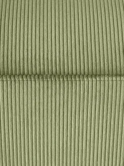 Puf reposapiés de pana grande Melva, An 116 x F 72 cm