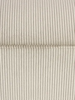 Puf reposapiés de pana grande Melva, 116 x 42 cm