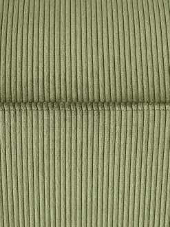 Puf reposapiés de pana Melva, An 99 x F 72 cm