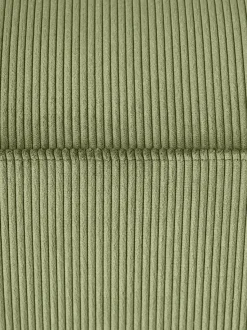 Puf reposapiés de pana Melva, An 99 x F 42 cm