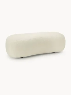 Puf reposapiés grande de borreguillo Alba