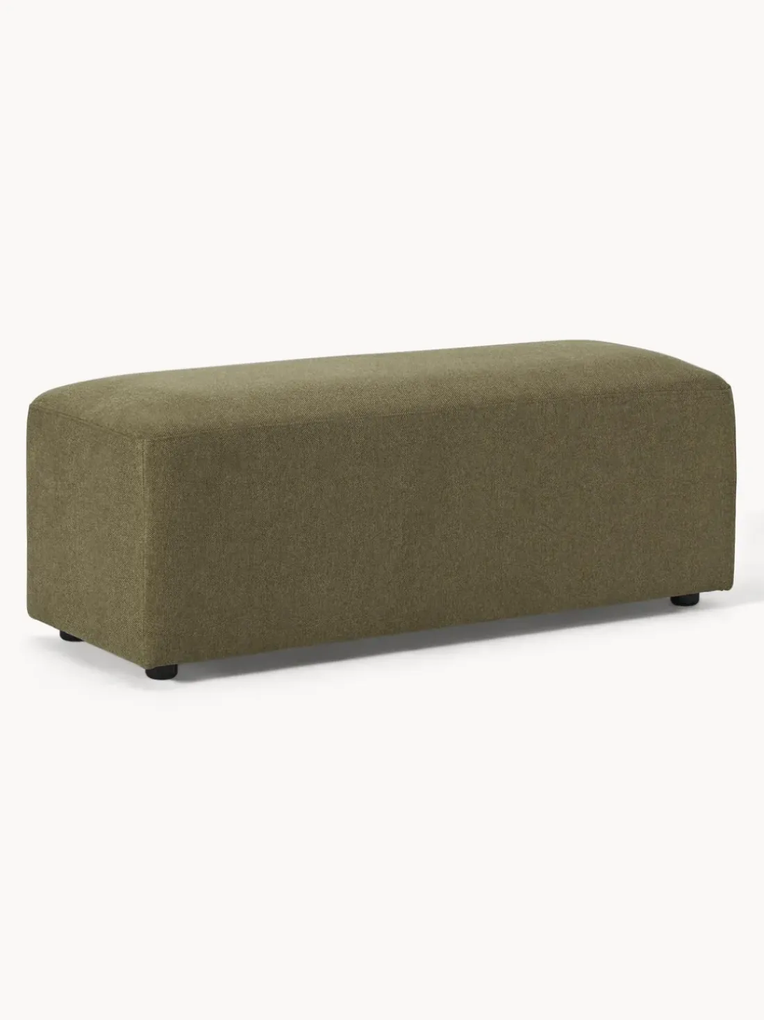 Puf reposapiés grande Melva, 116 x 42 cm