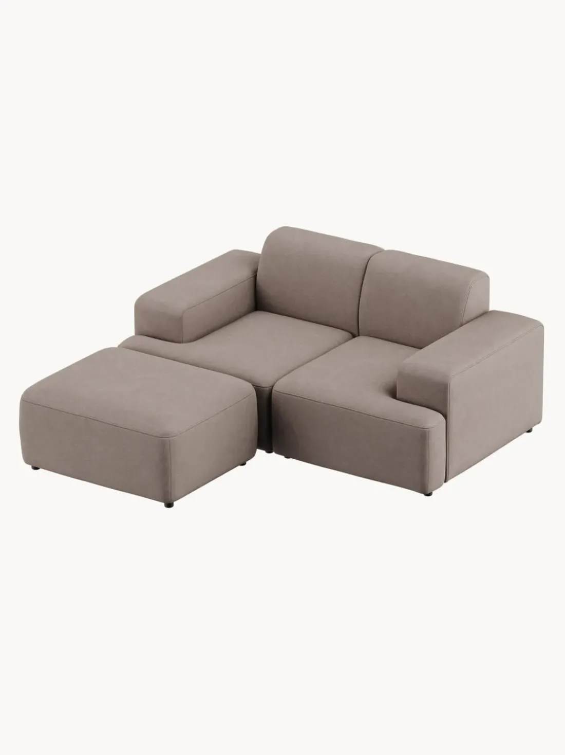 Puf reposapiés Melva, 99 x 72 cm