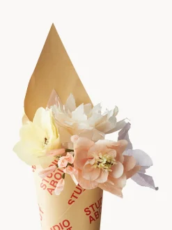Ramo de flores artificiales artesanales Pastel