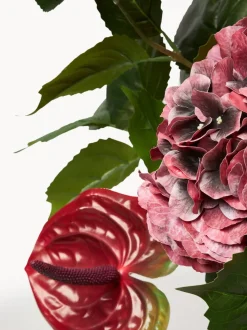 Ramo de flores artificiales Velvet Rouge