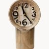 Reloj de mesa de cerámica pintado a mano Retro