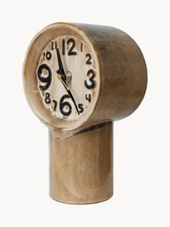 Reloj de mesa de cerámica pintado a mano Retro