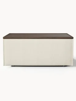 Reposapiés puf con espacio de almacenamiento Lennon