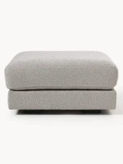 Reposapiés puf en tejido bouclé Tribeca