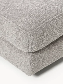 Reposapiés puf en tejido bouclé Tribeca