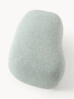 Reposapiés puf en tejido bouclé Alba
