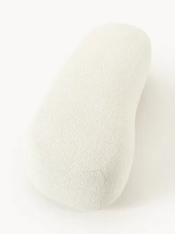 Reposapiés puf grande en tejido bouclé Alba