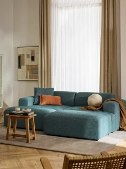 Reposapiés puf grande Melva, 116 x 42 cm