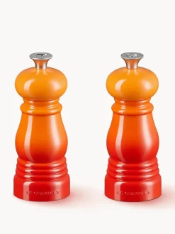 Salero y pimentero con molinillo de cerámica Creuset, 2 uds.