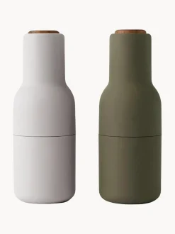 Salero y pimentero con tapa de nogal Bottle Grinder, 2 uds.