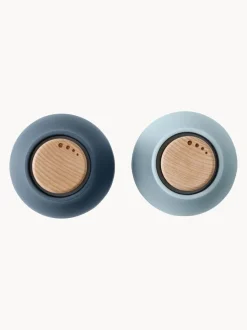 Salero y pimentero pequeños de diseño con tapa de haya Bottle Grinder, 2 uds.