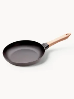 Sartén de hierro fundido con mango de madera Wood