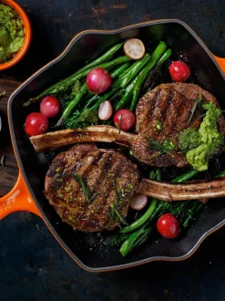 Sartén skillet cuadrada grill de hierro fundido Signature Collection