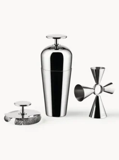 Set coctelera de acero inoxidable Parisienne, 3 pzas.
