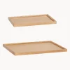 Set de bandejas decorativas artesanales Nature, 2 uds.