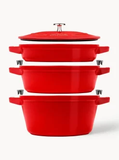 Set de baterías de cocina de hierro fundido La Cocotte, 3 uds.