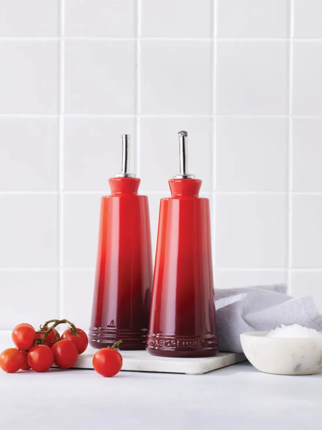 Set de botellas de aceite y vinagre Cherrish
