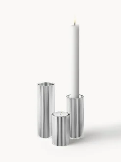 Set de candelabros con relieves Bernadotte, 3 uds.