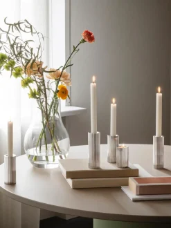 Set de candelabros con relieves Bernadotte, 3 uds.