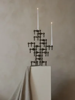 Set de candelabros Stoff Nagel, 3 uds.