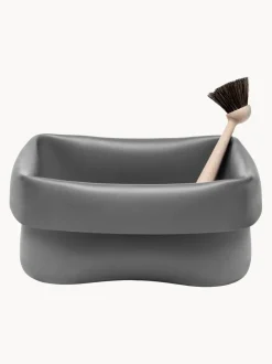 Set de cesto para fregadero y cepillo para vajilla Washing-up, 2 pzas.